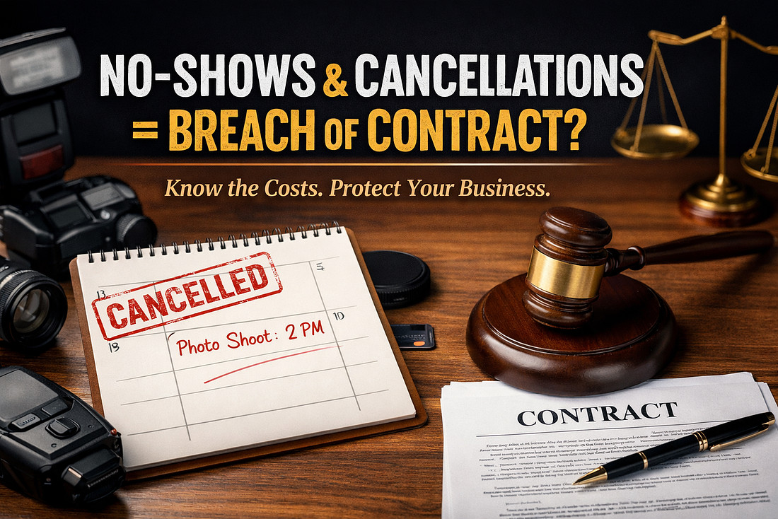 Cancelled shoot and contract breach